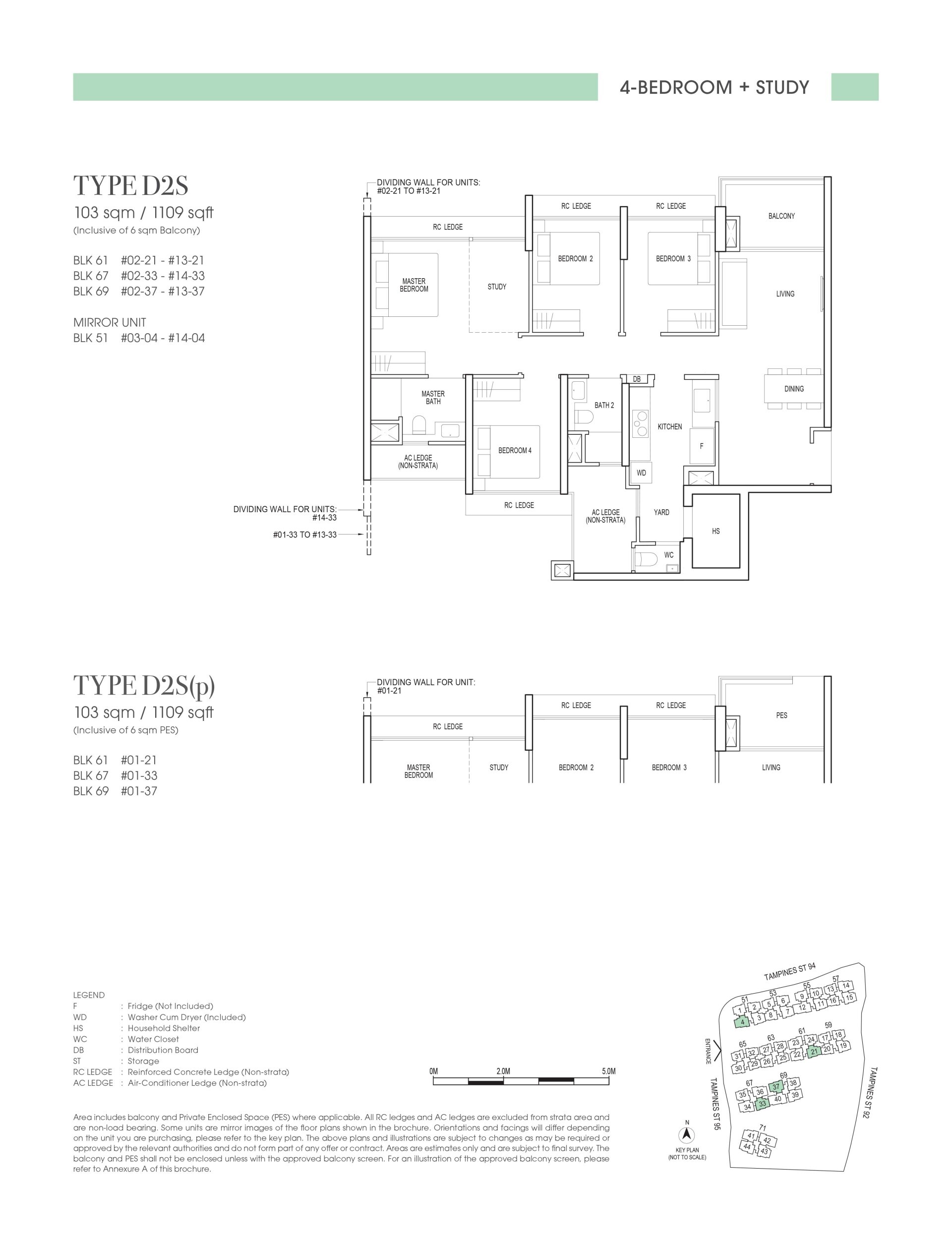 Rivelle Tampines floorplan